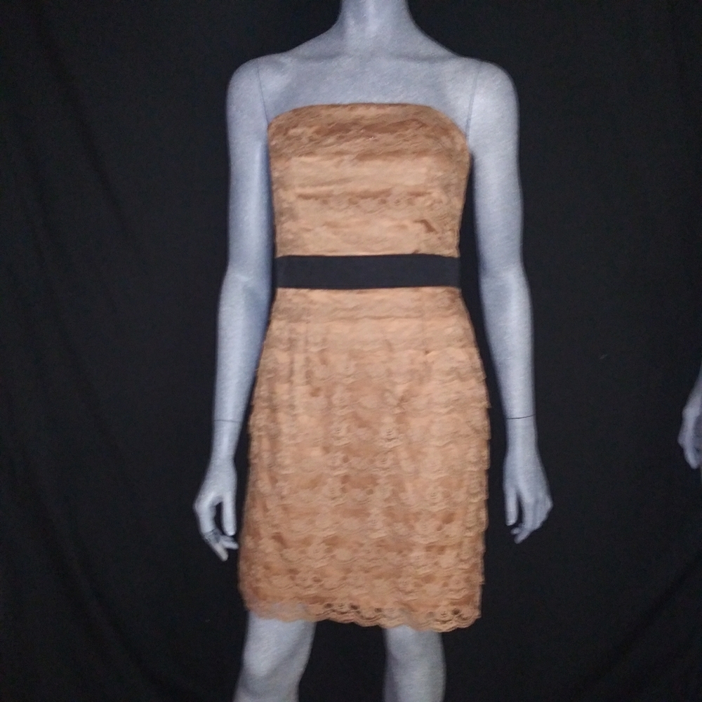 H&M Strapless lace dress